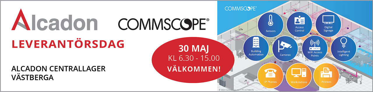 Leverantörsdag CommScope 30 maj